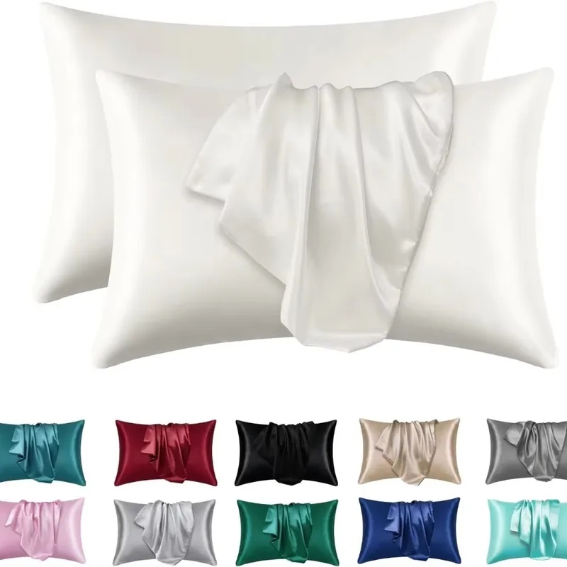 Satin Pillowcase Silk - 1/2 stuks satijnen zijden kussensloop voor
