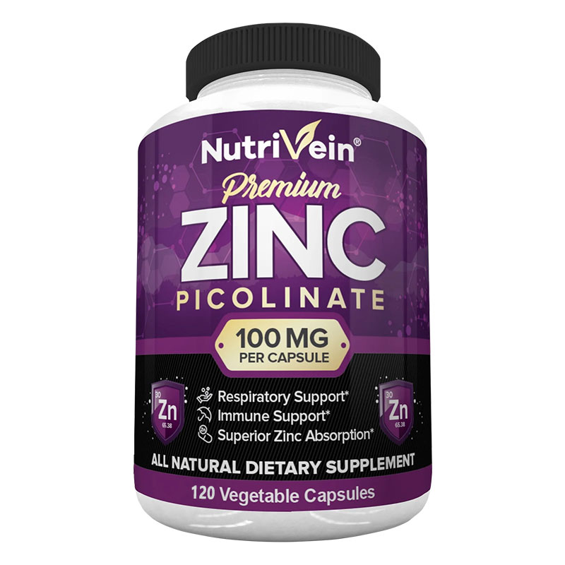 Hair Care Vitamin - Premium zinkpicolinaat 100 mg - Immuunsysteemsupplement,