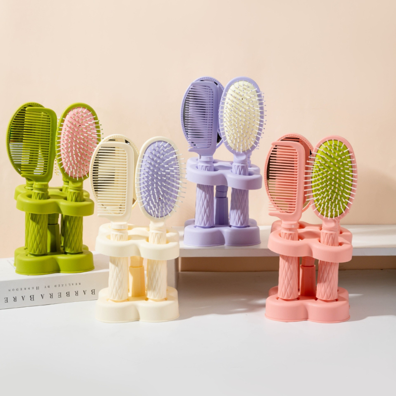 Hair Care High End - Spiegelkam Vierdelige set met standaard, hoogwaardige