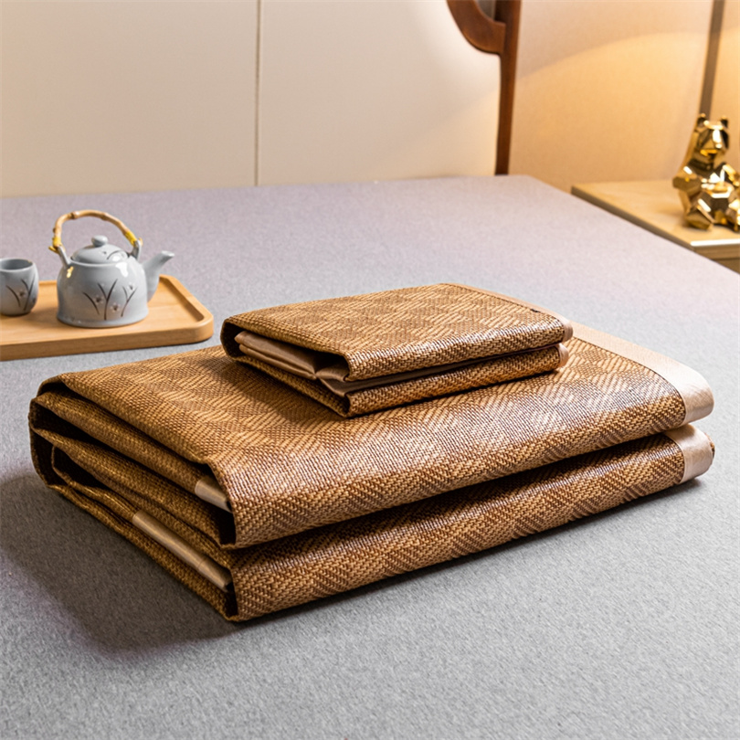 Satin Pillowcase Silk - Koelmat Bamboe Zomermat en kussensloop Naakte