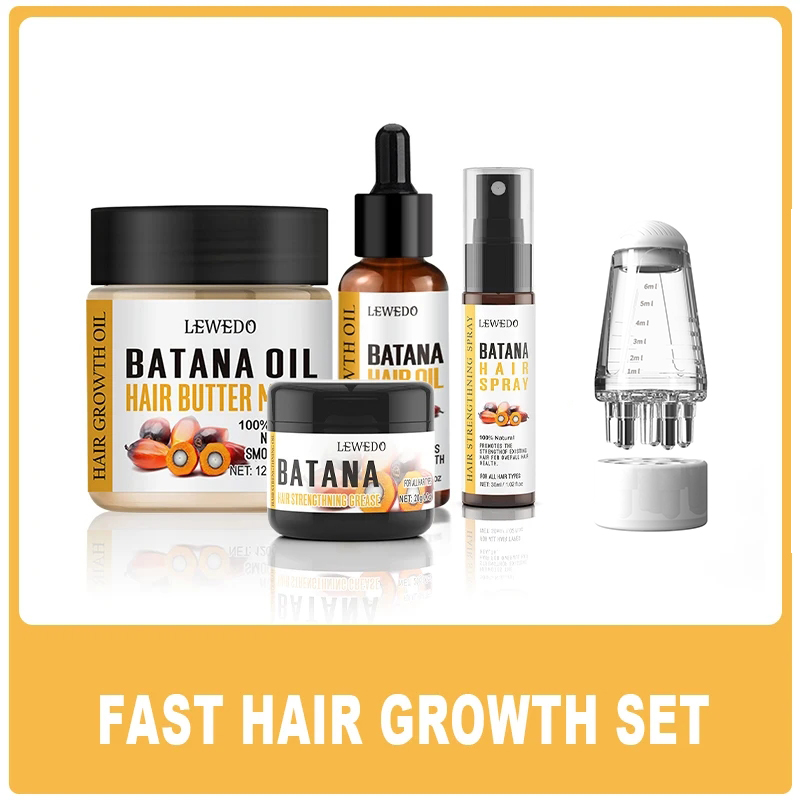Hair Care Dupes - LEWEDO Batana Olie Haar Groei Kit