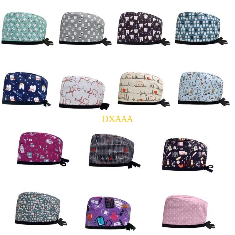 Hair Care Hospital - DXAA Print Scrub Hat voor Ziekenhuis