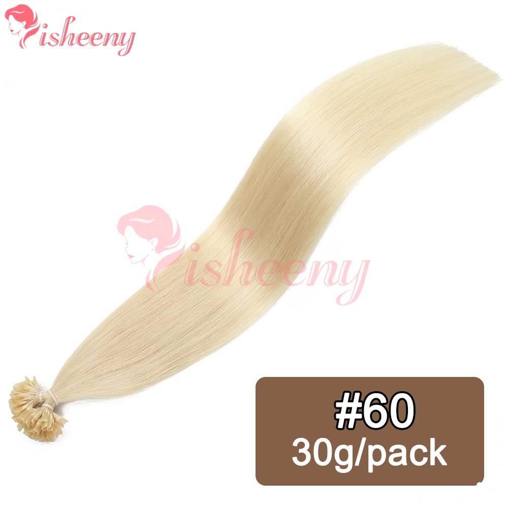 Hair Care Keratin - Isheeny Blonde U-Tip Haarverlengingen van Echt