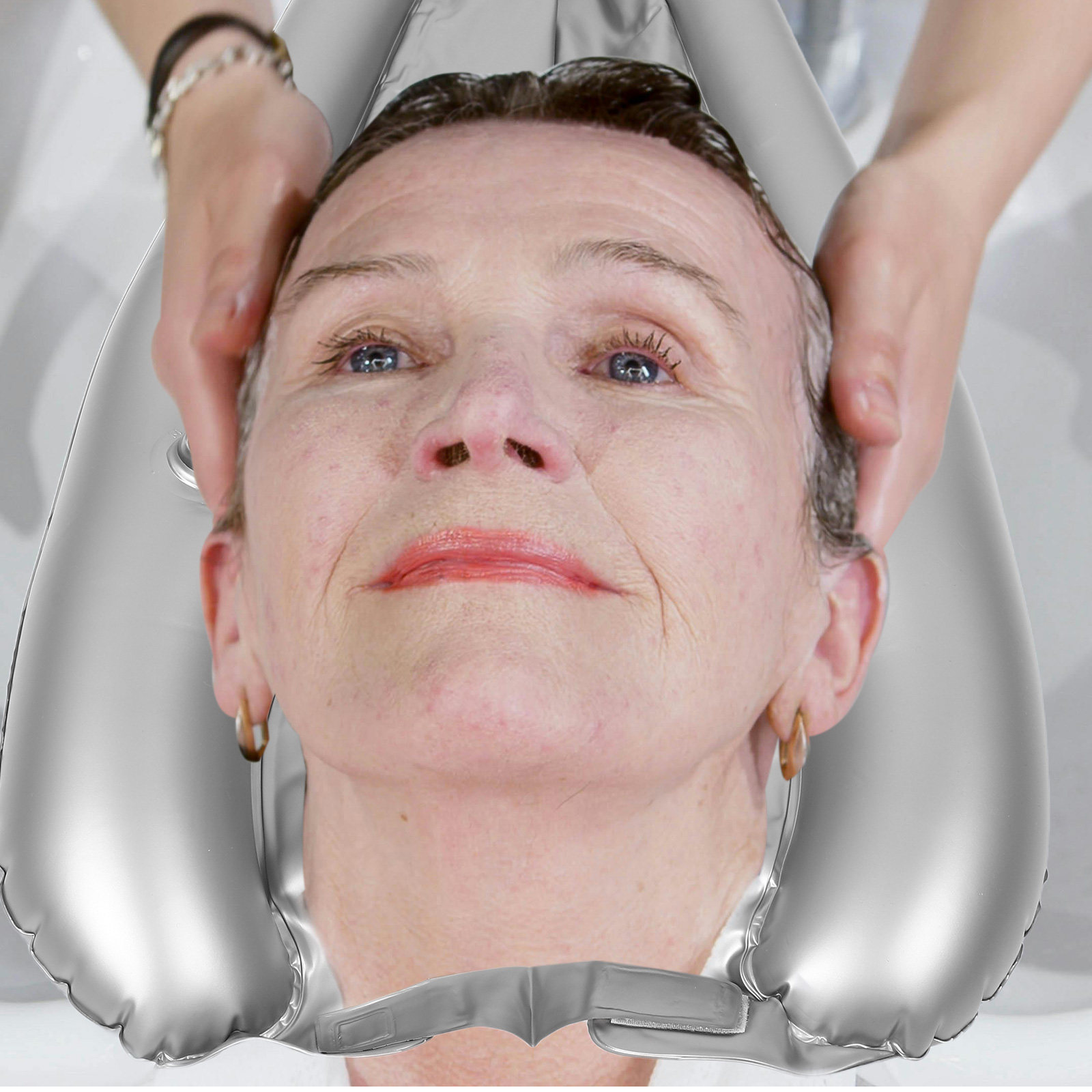 Hair Care Hospital - Opblaasbare PVC-haarwasbak, snel opblaasbaar, draagbare shampoo