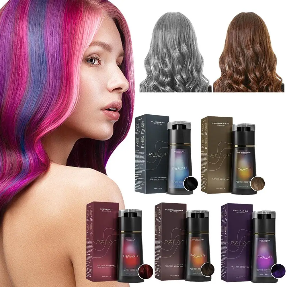 Purple Toning Shampoo - Multi-Shade Gray Cover Haarshampoo Kit –
