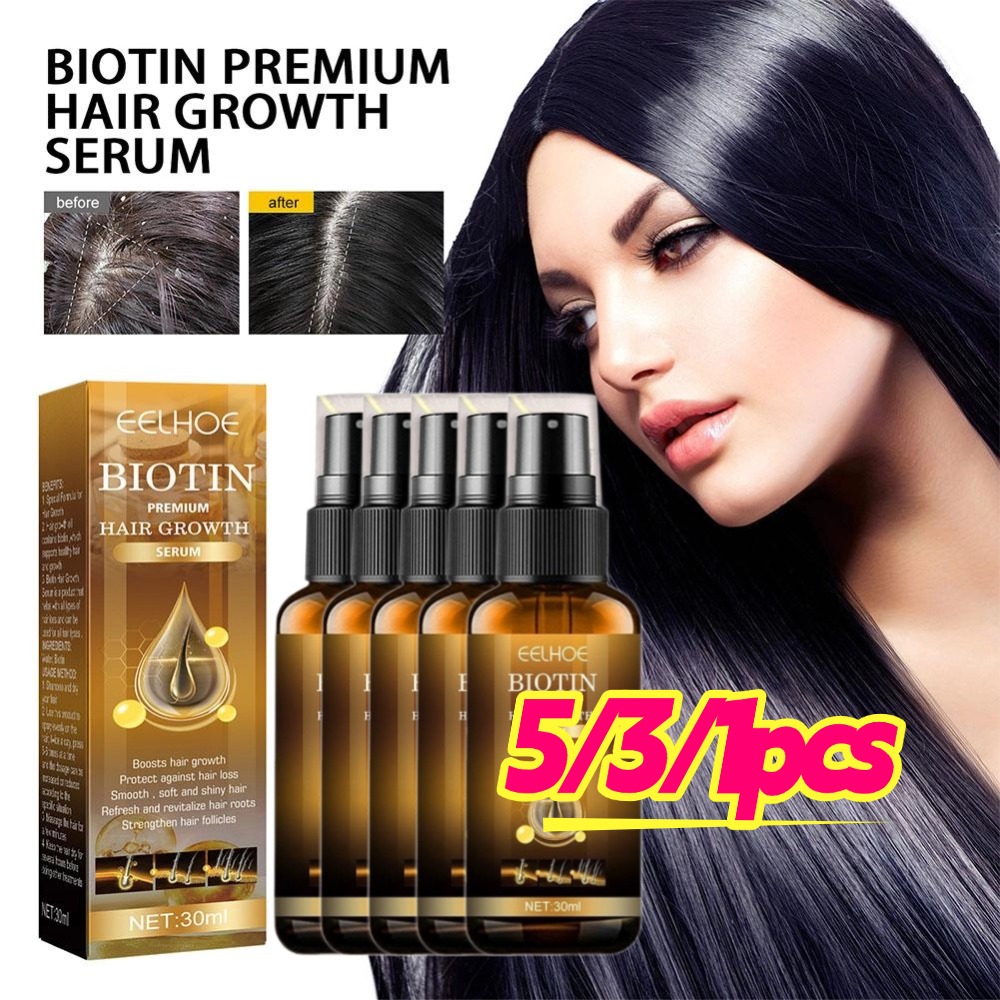 Hair Care Vitamin - 5/3/1pcs Biotine Snelle Haargroei Producten Anti