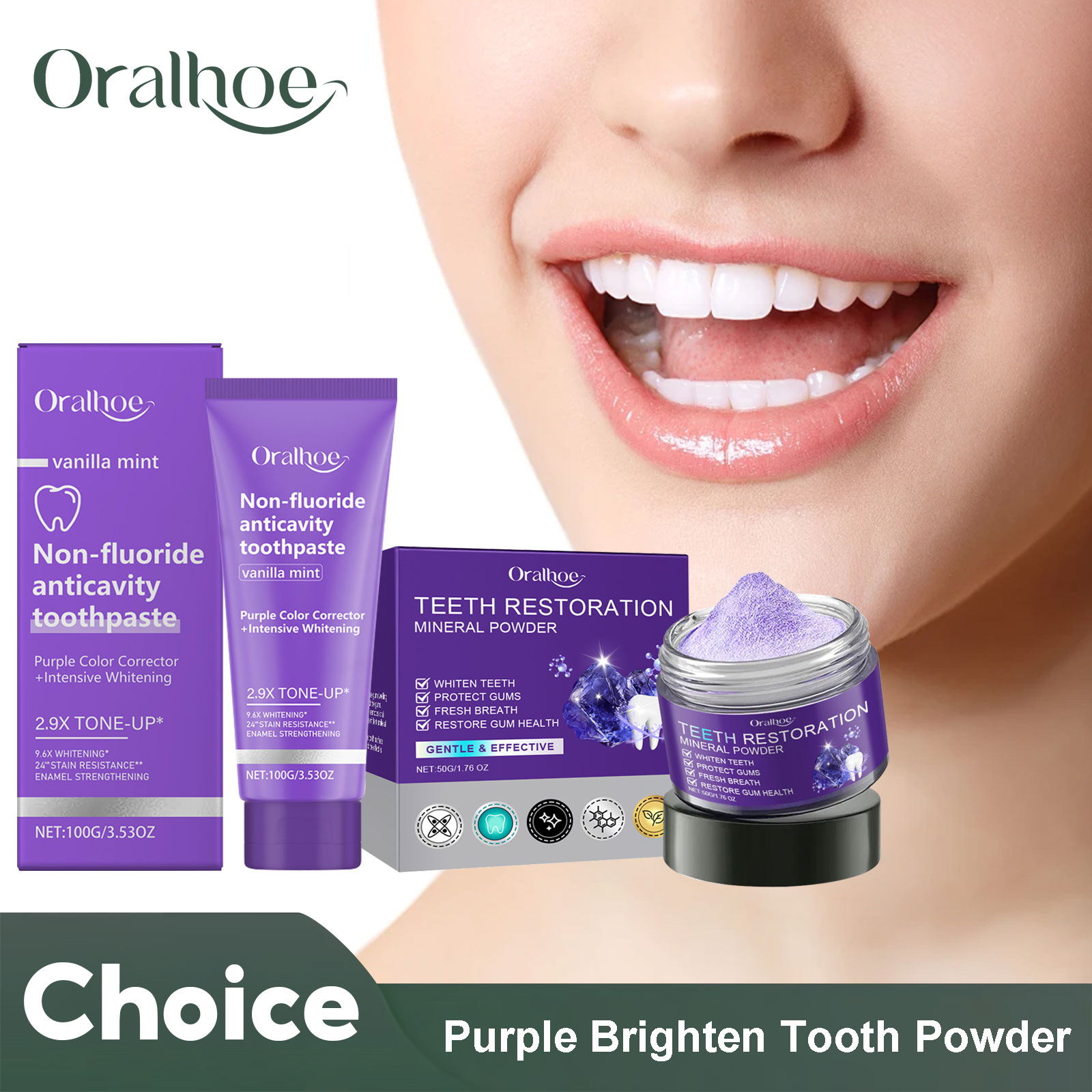 Teeth Restoration Mineral Powd - Purple Toning Shampoo recensie en prijs