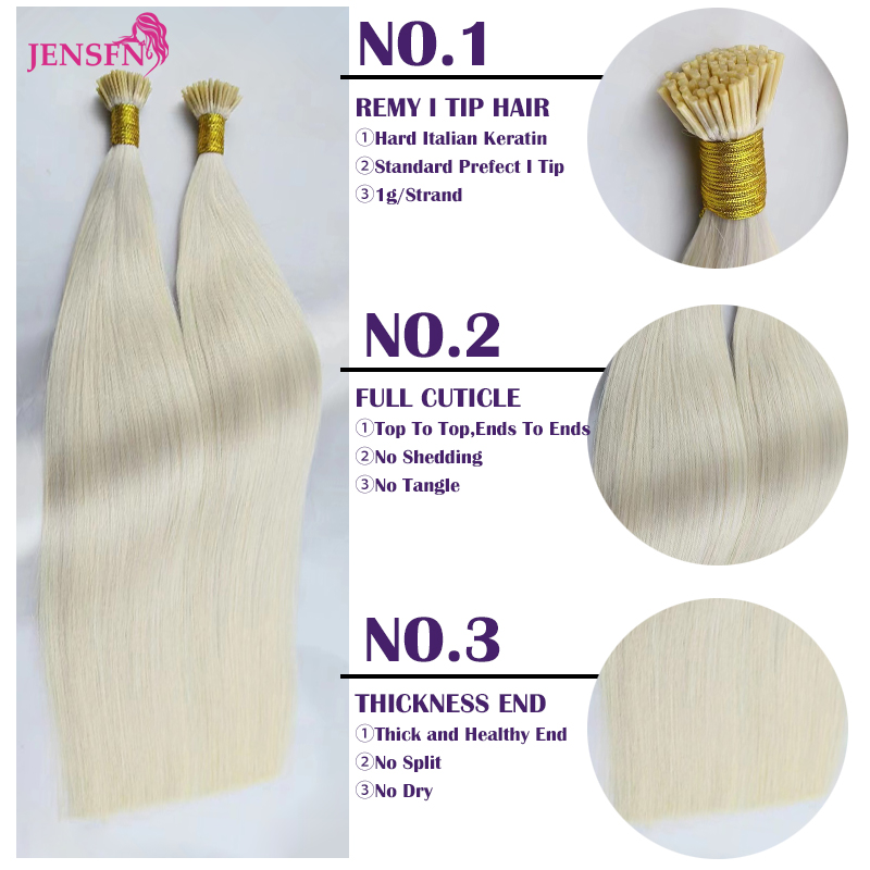 JENSFN I Tip Hair Extensions 1 - Hair Care Keratin recensie en prijs
