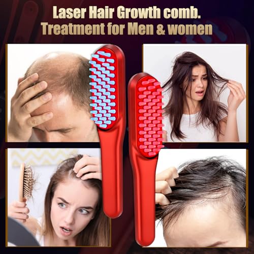 Laser Haar Groei Kam, Rood Lic - Hair Care Vegan recensie en prijs