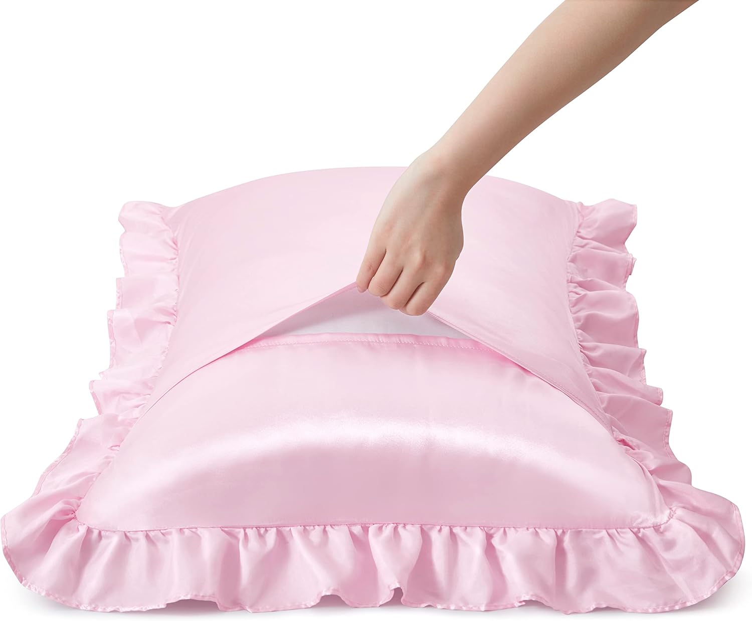 2 stuks satijnen kussenslopen  - Satin Pillowcase Silk recensie en prijs