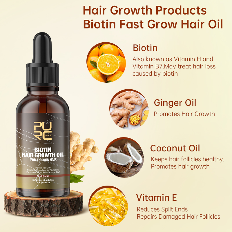 PURC Biotine Haargroei Olie Sh - Hair Care Vitamin recensie en prijs