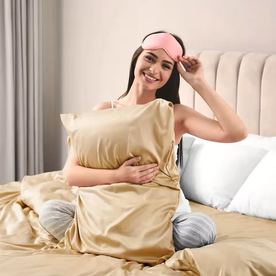 1 satijnen kussensloop voor ha - Satin Pillowcase Silk recensie en prijs