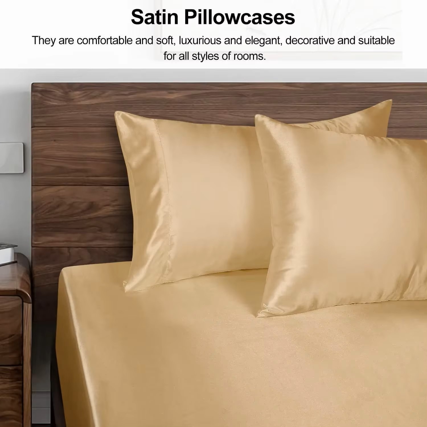 1 satijnen kussensloop voor ha - Satin Pillowcase Silk recensie en prijs