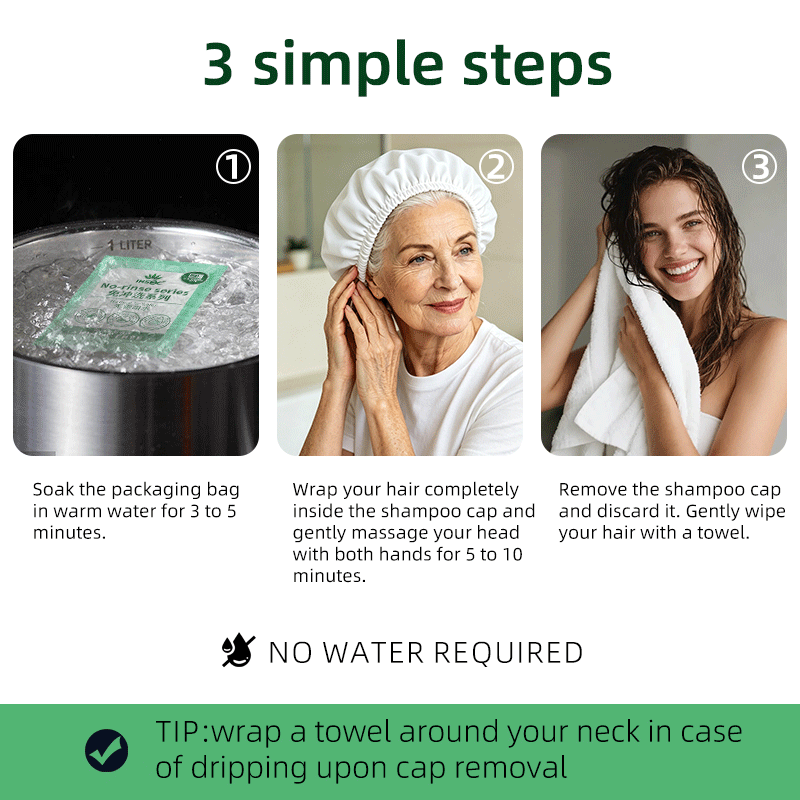 Wegwerp Waterloze Shampoo Cap  - Hair Care Hospital recensie en prijs